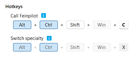 Hotkeys